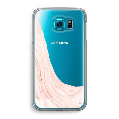 Peach bath: Samsung Galaxy S6 Transparant Hoesje