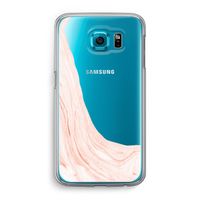 Peach bath: Samsung Galaxy S6 Transparant Hoesje