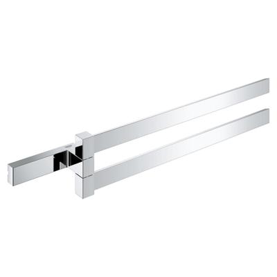 GROHE Selection Cube Handdoekhouder - 40cm - dubbel - draaibaar - chroom 40768000