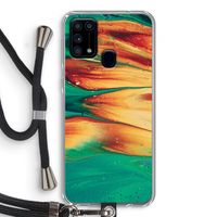 Green Inferno: Samsung Galaxy M31 Transparant Hoesje met koord