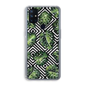 Geometrische jungle: OnePlus Nord N10 5G Transparant Hoesje