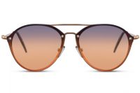 CWI zonnebril piloot volledig omrand cat. 3 goud/goud - thumbnail