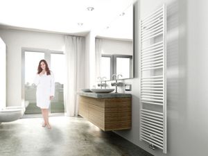 Wiesbaden Elara handdoek radiator 182x60 cm 1067 watt wit