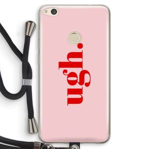Ugh: Huawei Ascend P8 Lite (2017) Transparant Hoesje met koord