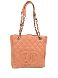 CHANEL Pre-Owned sac Petite Shopping Tote (2008) - Orange