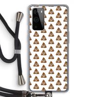 Poop emoji: OnePlus 9 Pro Transparant Hoesje met koord