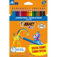 Bic Kids kleurpotlood Evolution, blister van 14 + 4 gratis