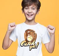 T-shirt sport honkbal Catch ya T-shirt sport honkbal Catch ya