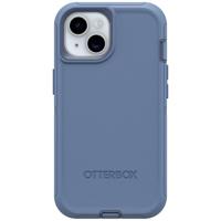 Otterbox Defender Backcover Apple iPhone 13, iPhone 14, iPhone 15 Blauw MagSafe compatible, Met standfunctie - thumbnail