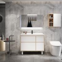 LED Spiegelkast - Afimera Vanity 80x60 cm - Randloos - Aluminium - Witte Afwerking - IP44 Gecertificeerd