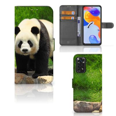 Xiaomi Redmi Note 11 Pro 5G/4G | Telefoonhoesje | Met pasjeshouder | Panda