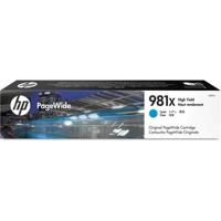 HP 981X originele cyaan high-capacity PageWide cartridge