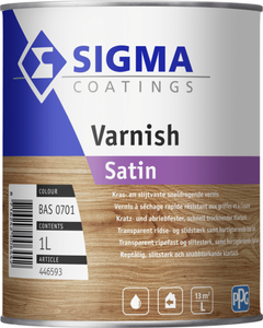 sigma varnish satin kleurloos 1 ltr