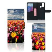 Samsung Galaxy M31 Hoesje Tulpen