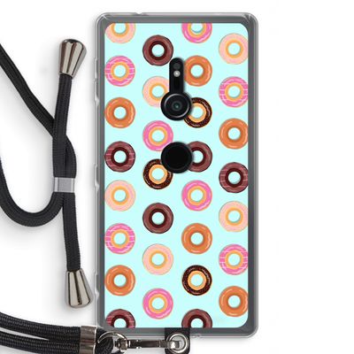 Donuts: Sony Xperia XZ2 Transparant Hoesje met koord