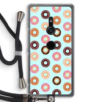 Donuts: Sony Xperia XZ2 Transparant Hoesje met koord