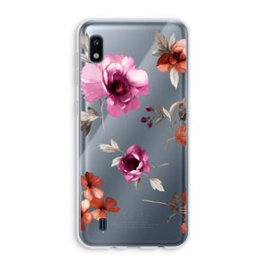 Geschilderde bloemen: Samsung Galaxy A10 Transparant Hoesje