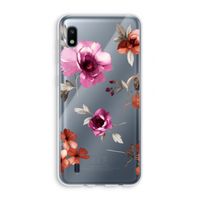 Geschilderde bloemen: Samsung Galaxy A10 Transparant Hoesje