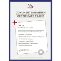 walther+ design KV130L Wissellijst Papierformaat: DIN A4 Blauw - thumbnail