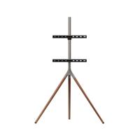 OneForAll WM7471 Vesa 400 Tripod TV standaard walnoot TV standaard Bruin