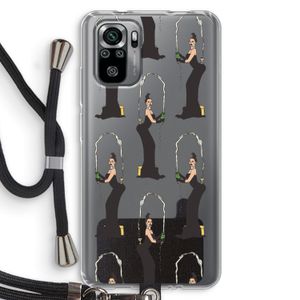Pop Some Kim: Xiaomi Redmi Note 10S Transparant Hoesje met koord