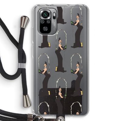 Pop Some Kim: Xiaomi Redmi Note 10S Transparant Hoesje met koord