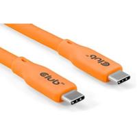 CLUB3D USB C cable orange