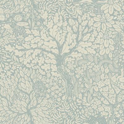 Dutch Wallcoverings Hjärterum - Olle - Lichtblauw