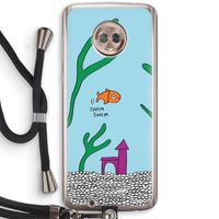 Aquarium: Motorola Moto G6 Transparant Hoesje met koord