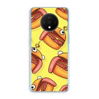 Hamburger: OnePlus 7T Transparant Hoesje Hamburger: OnePlus 7T Transparant Hoesje