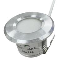 LED mini inbouwspot 1,5W 2700K 37mm 60gr rond vast geschuurd staal - LED4632