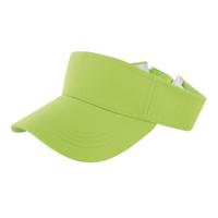 Verkleed zonneklep/sunvisor - voor volwassenen - neon groen - eighties/nineties thema