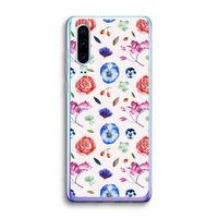 Bloemetjes: Huawei P30 Transparant Hoesje