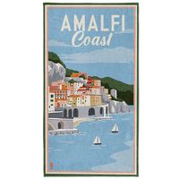 Seahorse Strandlaken Amalfi Blauw (90x170 cm) - thumbnail