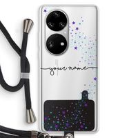 Sterren: Huawei P50 Pro Transparant Hoesje met koord