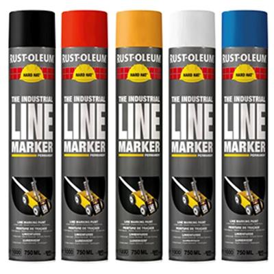 Rust-Oleum lijnmarkering - Hard Hat - geel - 0.75l - spuitbus