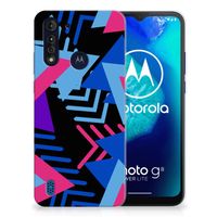 Motorola Moto G8 Power Lite TPU Hoesje Funky Triangle