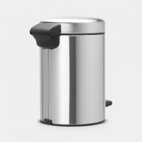 Brabantia newIcon pedaalemmer 3 liter met kunststof binnenemmer - Matt Steel - thumbnail