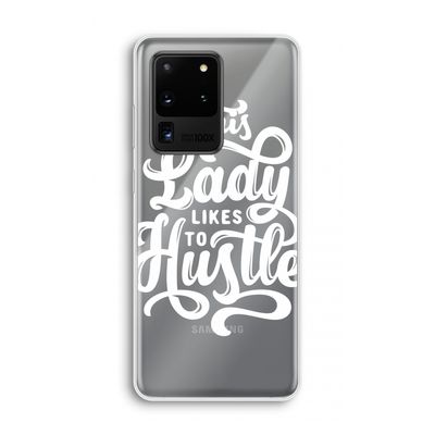 Hustle Lady: Samsung Galaxy S20 Ultra Transparant Hoesje