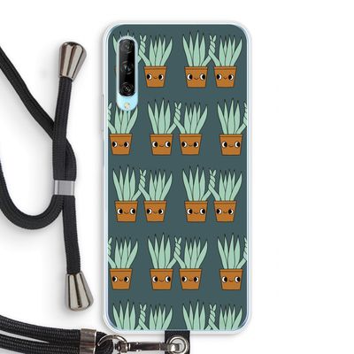 Sansevieria: Huawei P Smart Pro Transparant Hoesje met koord