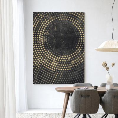 Urban Cotton Wandkleed 'Cala' 145 x 190cm in Frame - black