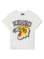 Kenzo Kids t-shirt à logo imprimé - Blanc - thumbnail