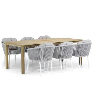 Santika Novita/Weston 210 cm dining tuinset 7-delig