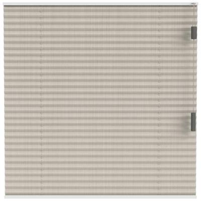 Leen Bakker - Fenstr Plisségordijn Lille Enkel 20mm Transparant - (25004) - Polyester - Crème - 120x10x10 Cm