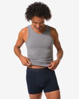 HEMA Herenboxers - 3 stuks donkerblauw (donkerblauw)