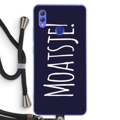 Moatsje!: Honor Note 10 Transparant Hoesje met koord