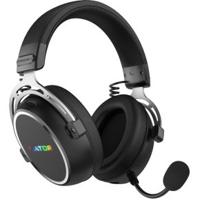 HATOR Hypergang 3 Wireless Noise Cancelling RGB Gaming Headset Zwart