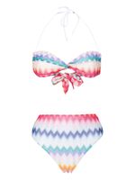 Missoni bikini Zigzag à haut bandeau - Bleu - thumbnail