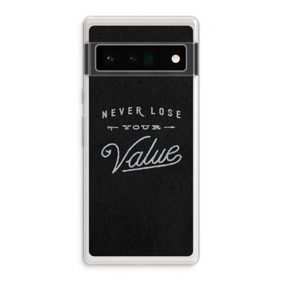 Never lose your value: Google Pixel 6 Pro Transparant Hoesje