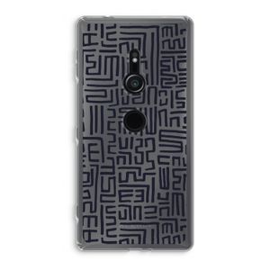 Moroccan Print: Sony Xperia XZ2 Transparant Hoesje